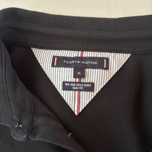 Tommy Hilfiger polo shirt black, like new, XL