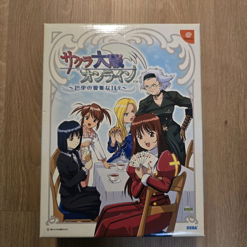 Sakura Wars Online Elegant Days in Paris Sega Dreamcast new
