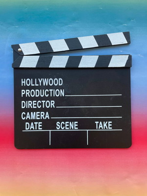 Hollywood Clapperboard Like New for Film and Decoration