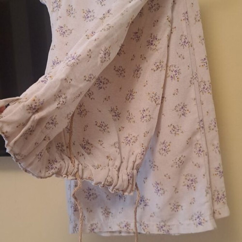 Linen women's pants like new, beige, size S, wide fit