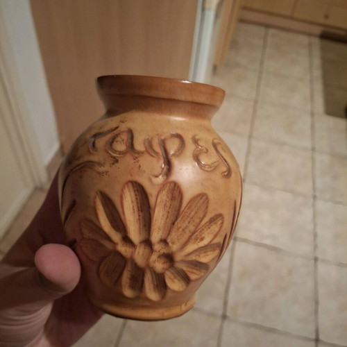 Decorative vase like new, terracotta