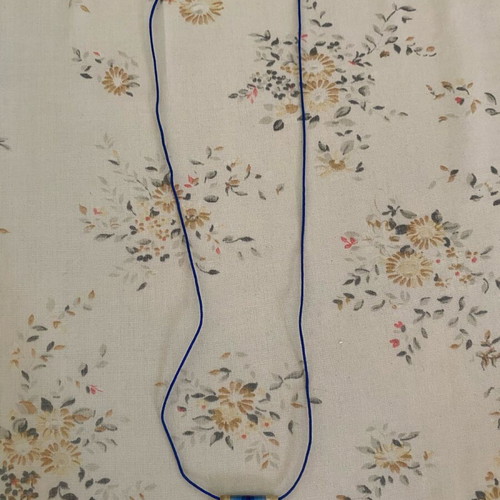 Handmade blue necklace new