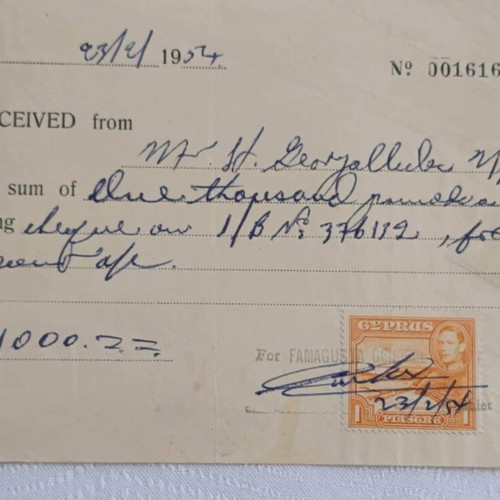 Cyprus Small Archive of Telegrams and Letters 1934 - 1948 used