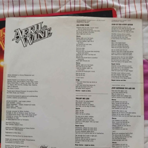 April Wine The Nature Of The Beast record used, hard rock
