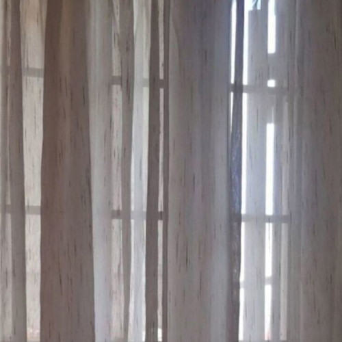 Ecru curtain with honey details, like new, ready sewn