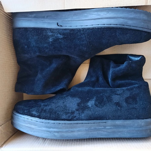 Keep Fred ankle boots new, black platform velvet