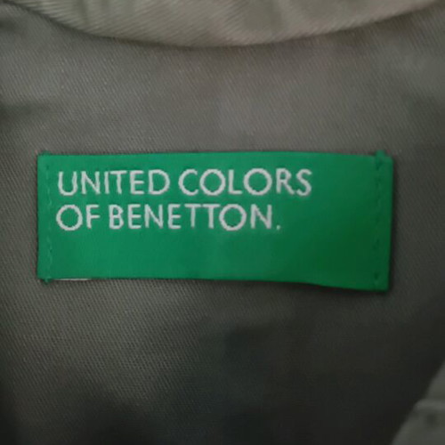 Benetton olive parka like new with waist cord