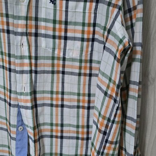 Poli Gianni multicolor linen shirt new size M