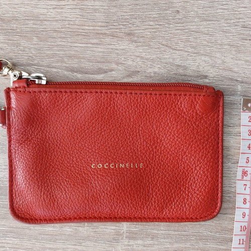 Coccinelle leather wallet, red
