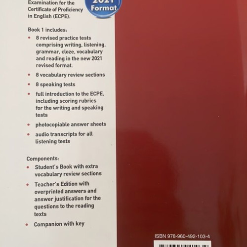 Proficiency Michigan book set like new, 2 books