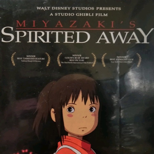 Spirited Away VHS used, English language, subtitles