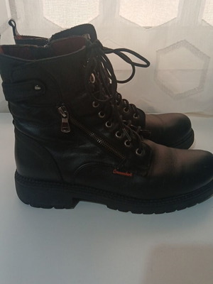 Commanchero women's leather ankle boots used, very soft, black