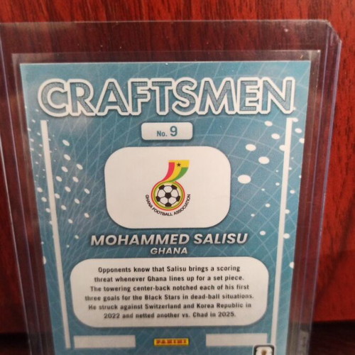 Mohhamed Salisu Craftsmen Panini Donruss FIFA 2025-26 card like new