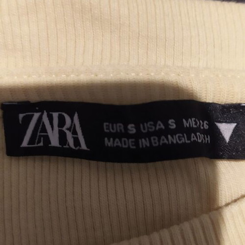 Zara blouse yellow like new, size S