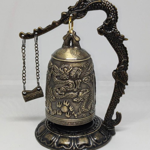 Feng Shui Chakra Dragon Bell bronze, like new