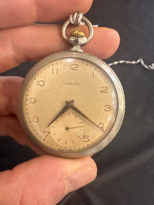 Ρολόι τσέπης Zenith μεταχειρισμένο, ελβετικό, vintage 1910-1920