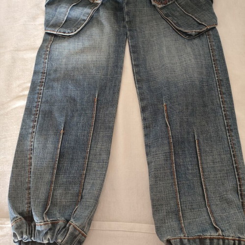 Miss Sixty Cargo Jeans like new, washed denim, size 25