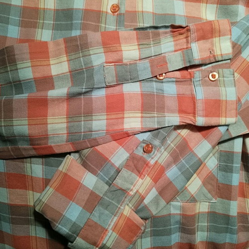 Pop Air checked shirt XL new, 100% cotton