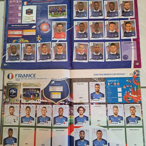 Panini World Cup 2014 & 2018 sticker albums