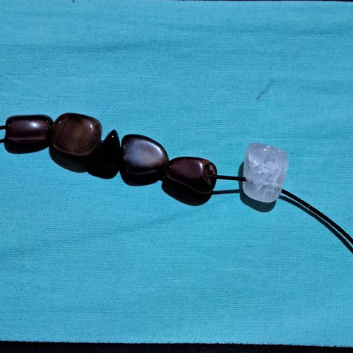 Worry beads with 7 semi-precious stones like new