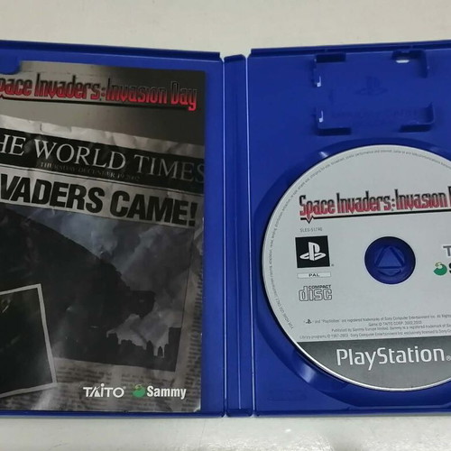 Space Invaders: Invasion Day PS2 game like new, English