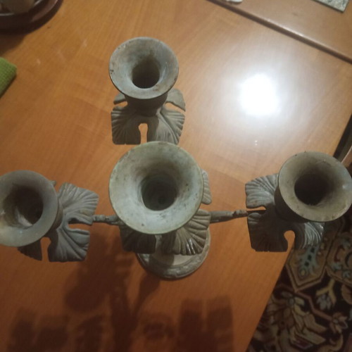 Bronze candlestick used