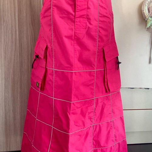 Cybergoth long pink skirt like new, size S