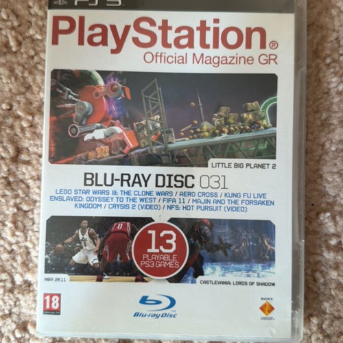 Official Playstation Magazine GR Blu Ray Disc 031 like new (PS3)