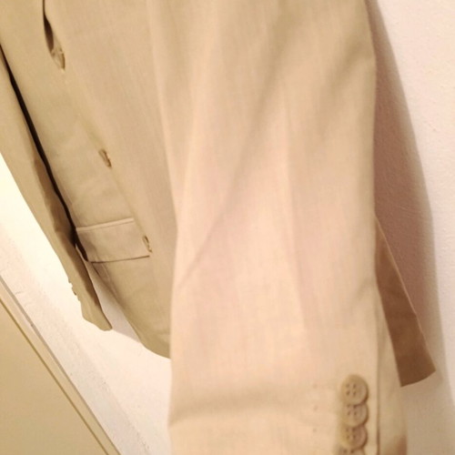 Glou Collection men's suit beige size Medium new