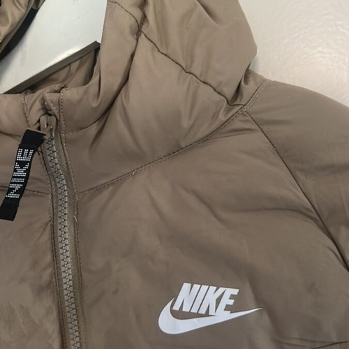 Nike long beige kids' jacket, ages 8-10, unisex