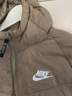 Nike long beige kids' jacket, ages 8-10, unisex