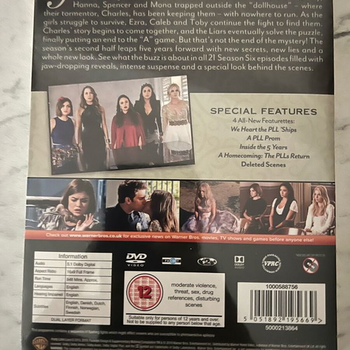 Pretty Little Liars Season 6 Boxset DVD new
