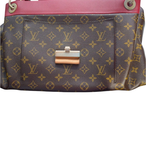 Louis Vuitton Olympe shoulder bag used, Monogram canvas and Aurore leather
