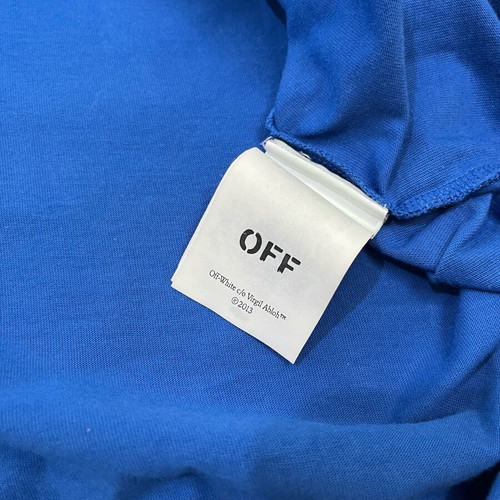 Off White Stamp Marry T-shirt like new, size 2XL, blue