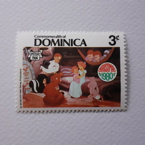 Commonwealth of Dominica Walt Disney Peter Pan 1980 stamp set mint