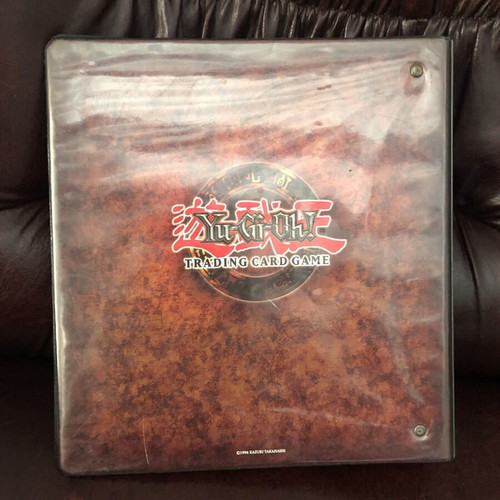Konami Yu-Gi-Oh ring binder 1996