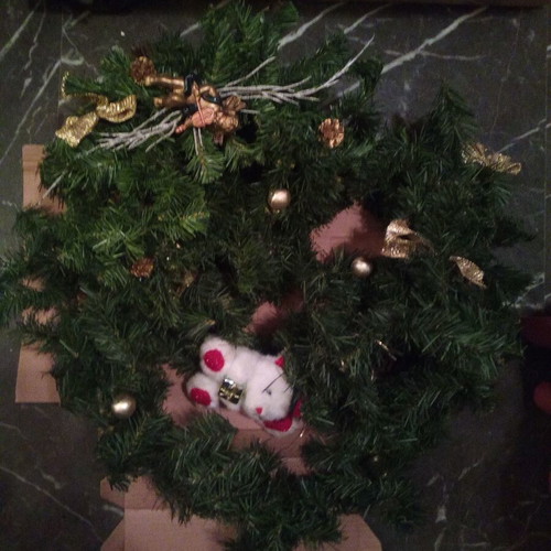 Christmas decorations used for stores, 4 large boxes