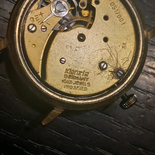 Kienzle wristwatch used vintage German without hands