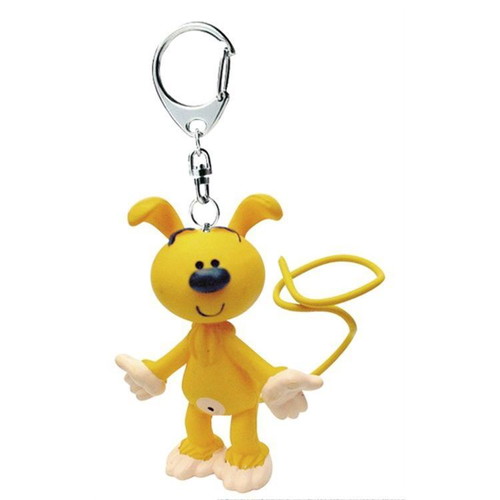 Miniature figure keychain of children's cartoon new yellow