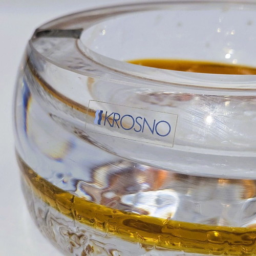 Krosno Crystal Ashtray used
