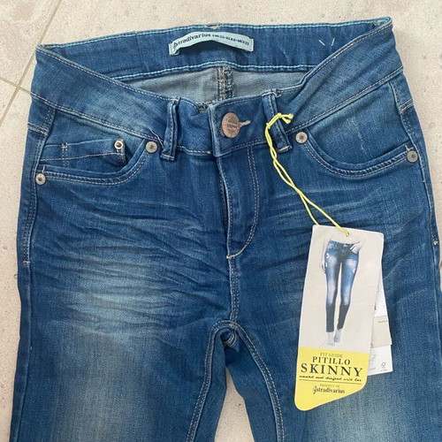 Stradivarius jeans new, blue washed skinny, size XXS