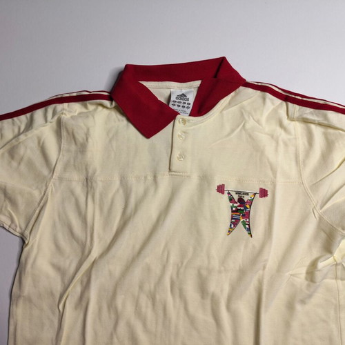Adidas Official 2005 World Weightlifting Championships Polo Shirt Size L