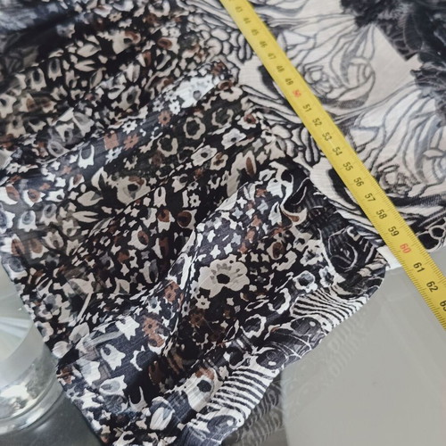 Renato Balestra new short chiffon tunic dress with embroidered sequins and stones