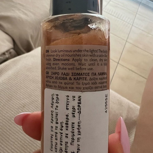 Shimmer dry oil Organic Shop new, closed packaging