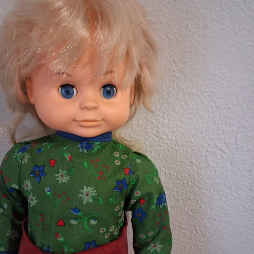 Large German doll used, 60 cm