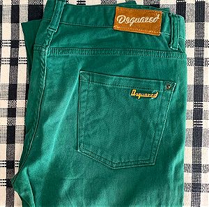 DSQUARED2 Colored jean GREEN Made in Italy size 36