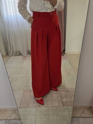 Marylay pants new, size M 38 10, red