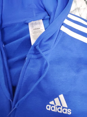Adidas jacket medium blue like new
