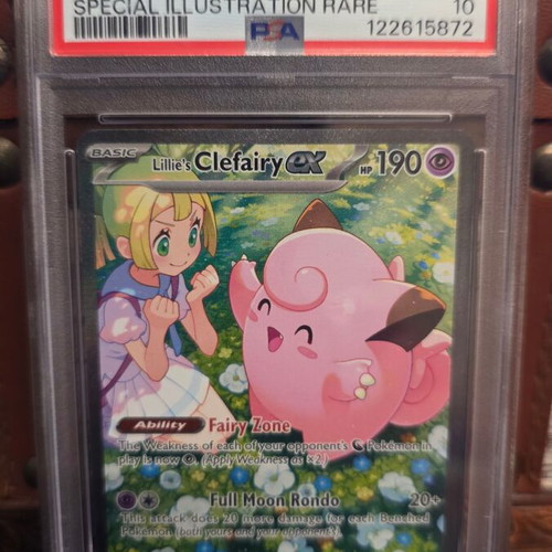 Lillie's Clefairy JTG 184 PSA 10 Gem Mint Pokémon card