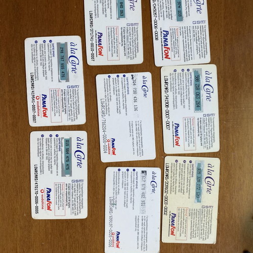 Phone cards pack of 8 like new